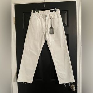 NWT All Saints Ava White Jeans
